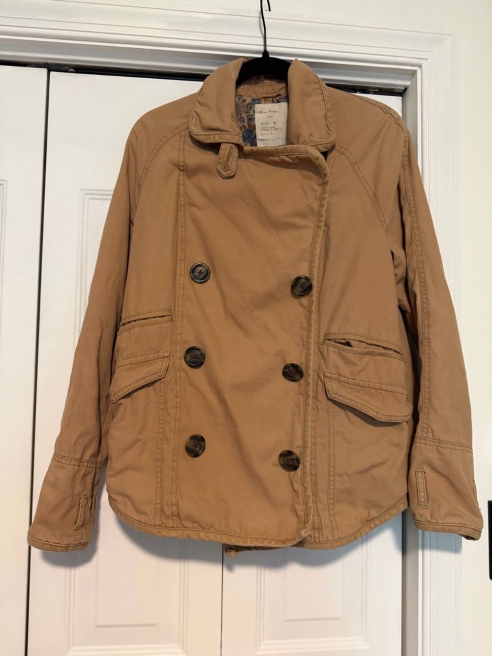 Free People Double-Breasted Coat